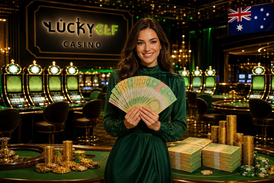 LuckyElf Casino welcome bonus